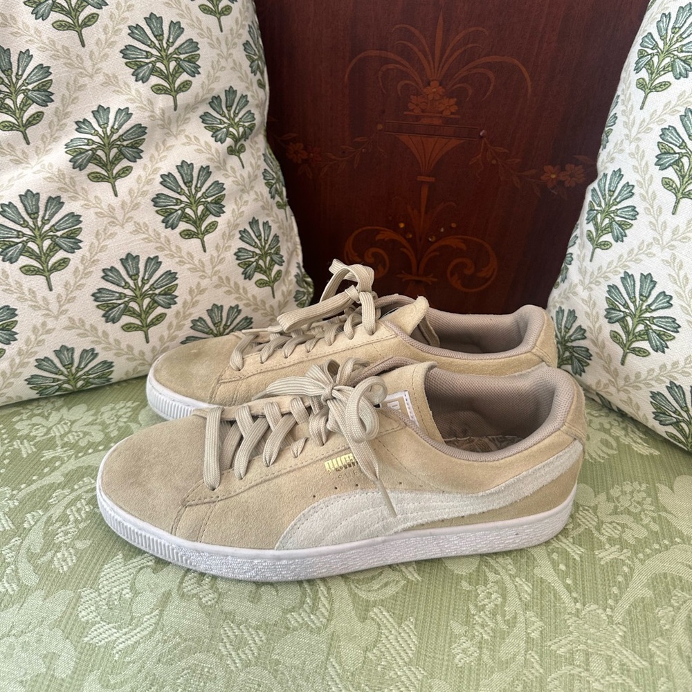 PUMA Suede No Filter Beige Shoes Sneakers 9.5